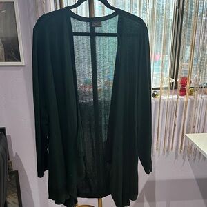 Torrid Outlander Dark Green Women's open Cardigan